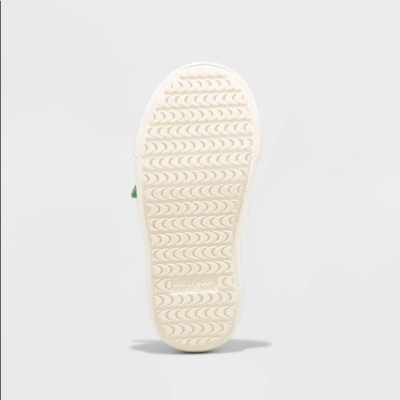 Cat & Jack Fruit Print Orange Glittery Slip On Sneakers Size 11 - Picture 5 of 6